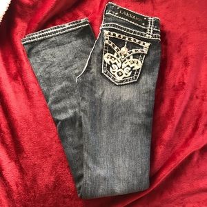 LA idol bootcut jeans